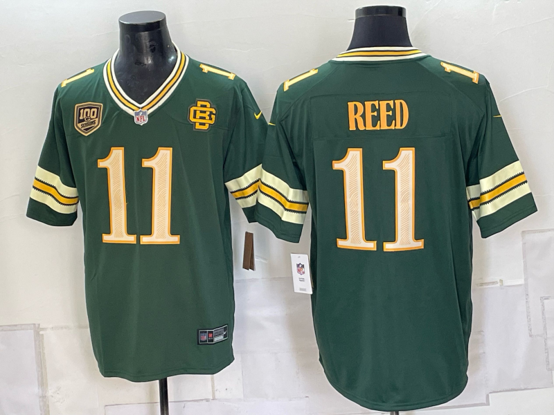 Men Green Bay Packers #11 Reed green Rivalries Nike 2026s NFL Game Jersey 0907004->oakland raiders->NFL Jersey